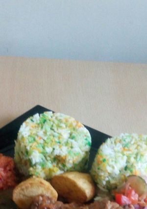A picture of Biriani Rice #Authorsmarathon#Myuniquericerecipecontest#.