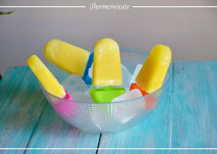 Polos de piña con Thermomix