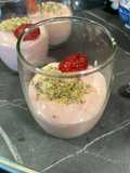 Espuma de frutilla