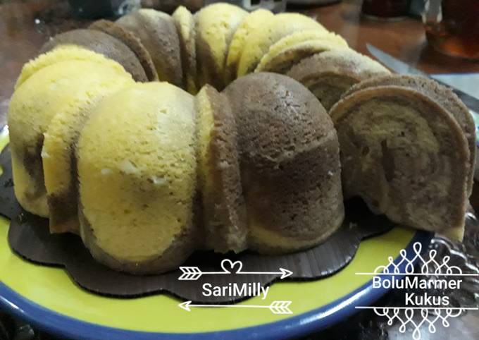 13 Cara Membuat Bolu Marmer No Oven No Mixer Yang Lezat Cookandrecipe Com