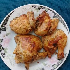 A picture of Lemon chicken grilled in pan.