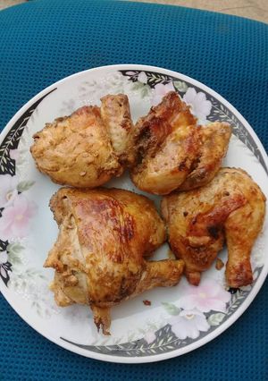 A picture of Lemon chicken grilled in pan.
