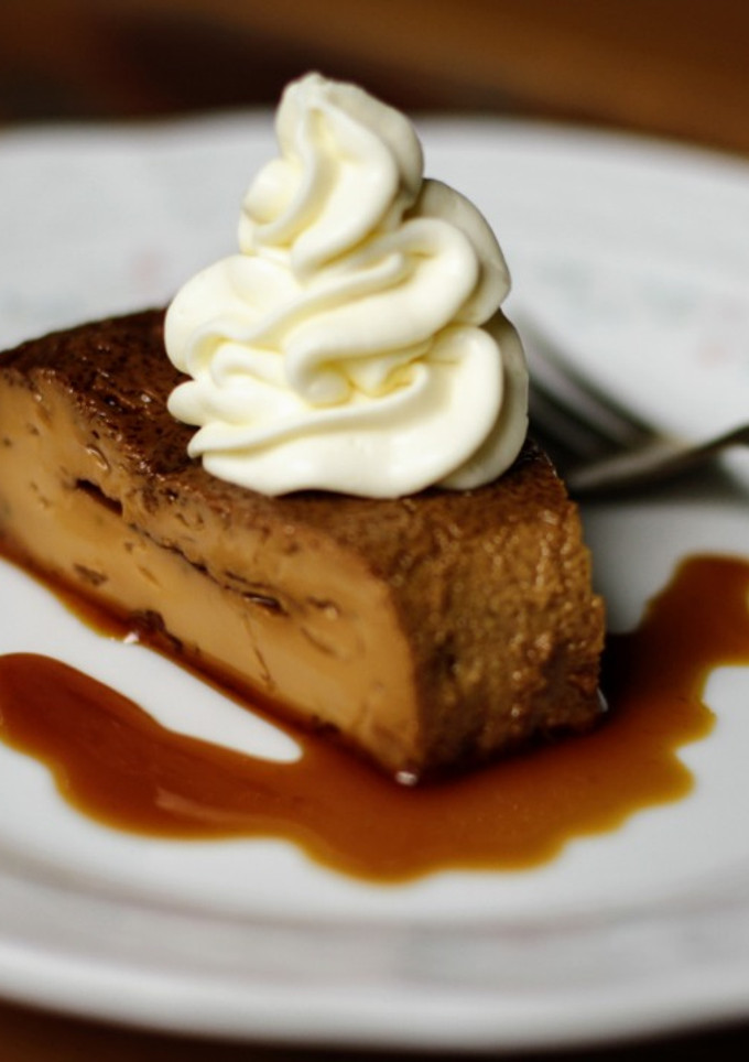 Una foto de Flan de Dulce de Leche