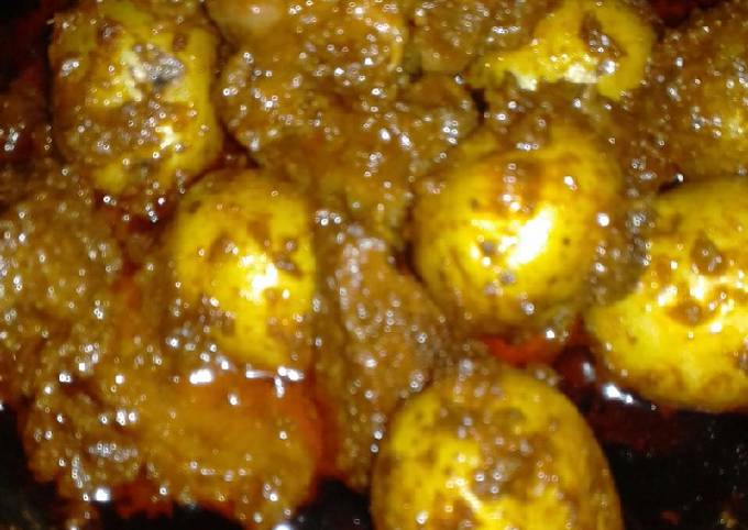 Langkah Mudah untuk Membuat Rendang daging sapi n "anakan" kentang Anti Gagal