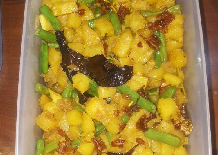 Bahan memasak Tumis kentang buncis, Bikin Ngiler