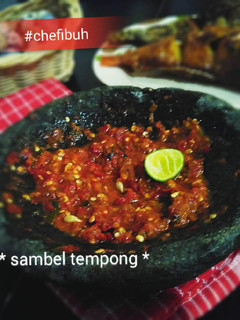 Foto resep Sambel tempong banyuwangi