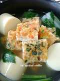แกงจืดไข่น้ำเต้าหู้ไข่ไก่