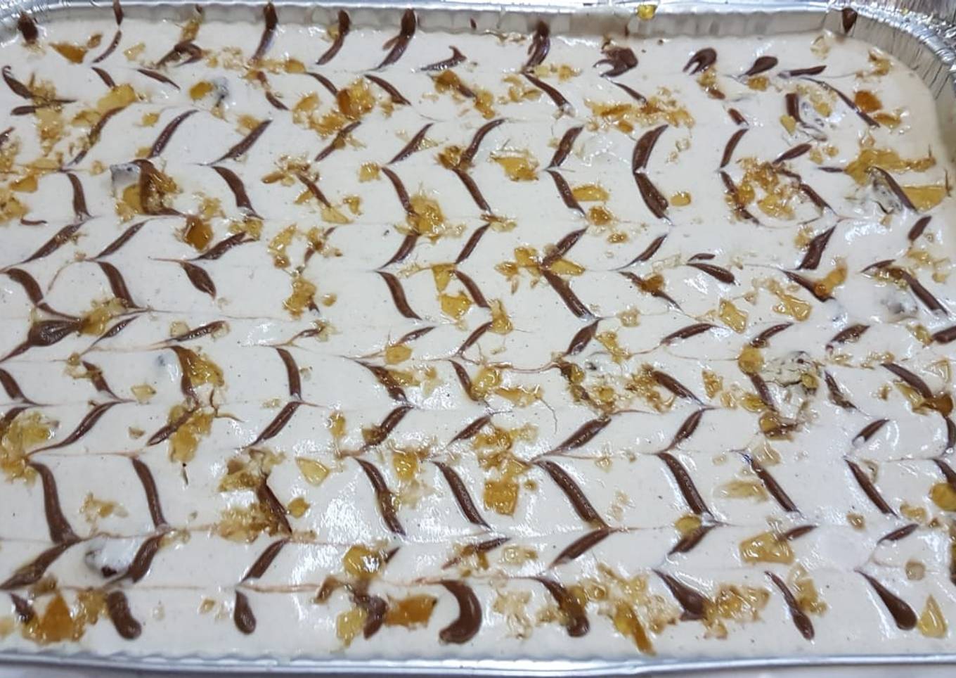 Chocolate "and" cream dessert