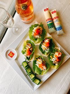 竹報平安鮑魚海鮮蘋果沙拉 的食譜成品照片