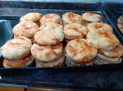 Una foto de pizzetas grande