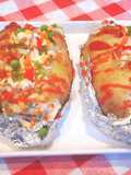 Baked potatoes KumpirTurkish style