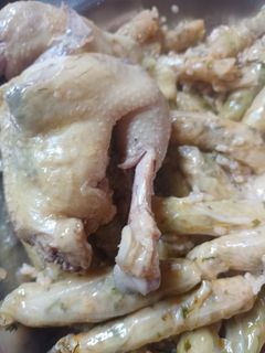 صورة لوصفة محشي الكرنب وفراخ بلدي