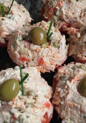 Una foto de Tomates rellenos