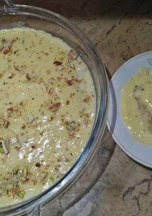 A picture of Creamy Shahi Tukrey.