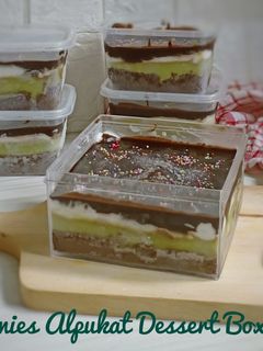 Foto resep 41. Brownies Alpukat Dessert Box