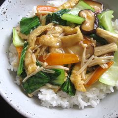 A picture of Vegan Vegetable Rice Bowl.