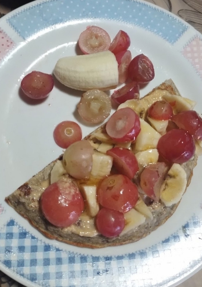 Una foto de Pancake nutritivo sin harina ni azúcar