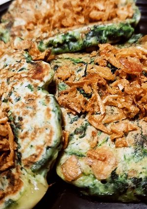 Foto di Pancake salati agli spinaci