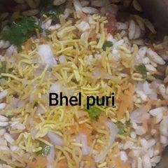 Bhel puri A picture of Bhel puri.