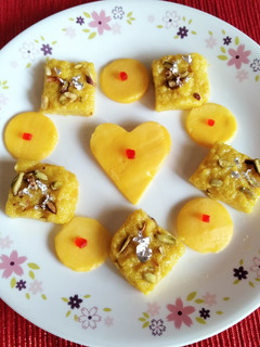 A picture of Mango Kalakand.