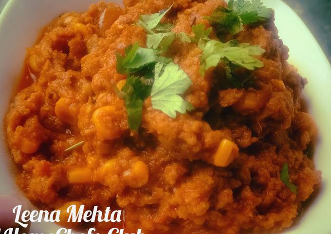 Soya Corn Bhurji Recipe By Leena Mehta - Cookpad