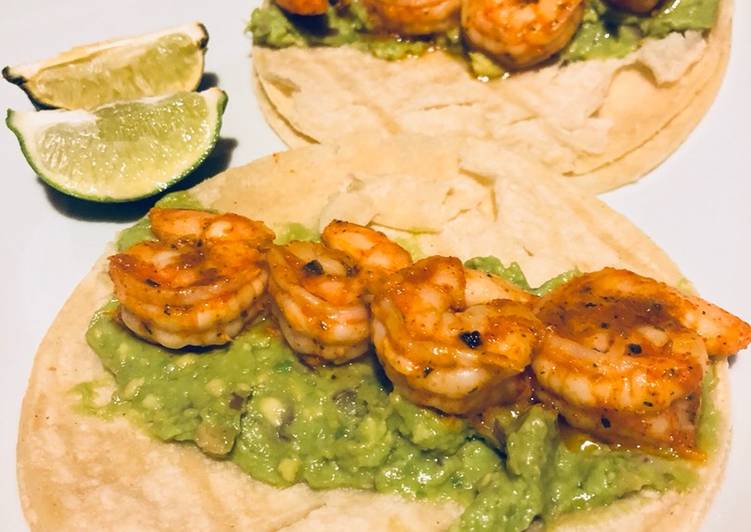 Simple Way to Prepare Speedy Guacamole shrimp tacos