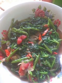 Foto resep Tumis kangkung saori