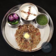 A picture of Bajra Masala Roti (Sindhi Dish Dhodha).