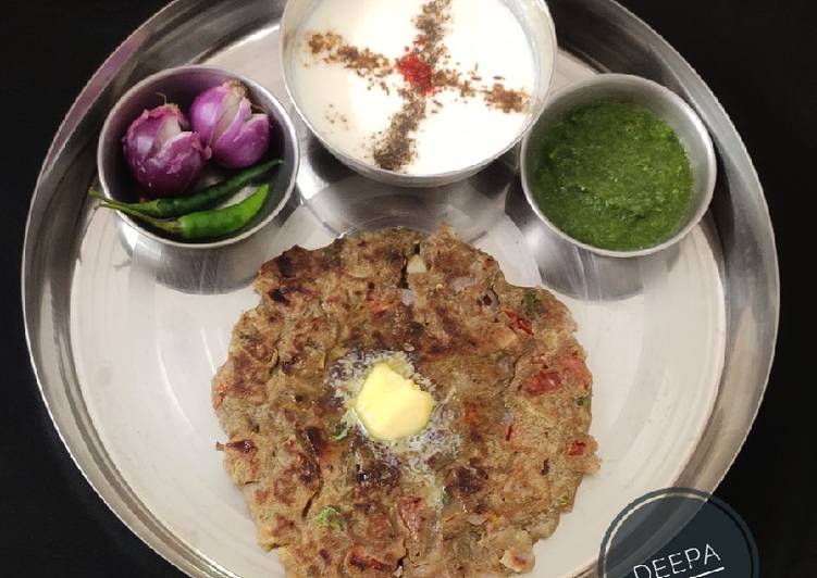 Bajra Masala Roti (Sindhi Dish Dhodha)