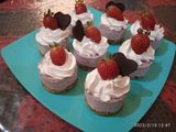 Mini Chesse cake con yogurt de fresa