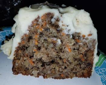 Fast Cooking Methods Carrot Cake with Cream Cheese frosting Most Delicious