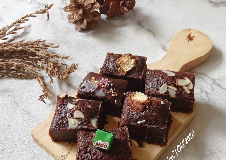 11 Resep: Brownies Potong Kulit Pisang, Enak Banget