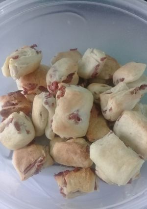 Una foto de Bizcochitos con salame