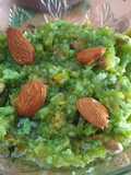 Green Lauki halwa