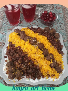 عکسی از دستور عدس پلو مجلسی