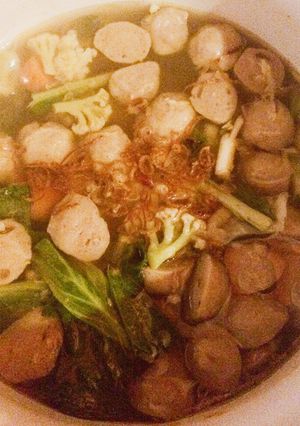 Foto resep Sayur Sop Bakso