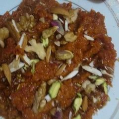 A picture of Ghajar ka halwa.
