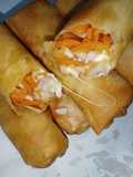Carrot and Cheese Spring Rolls