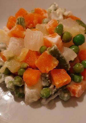 Une photo de Macédoine de légumes