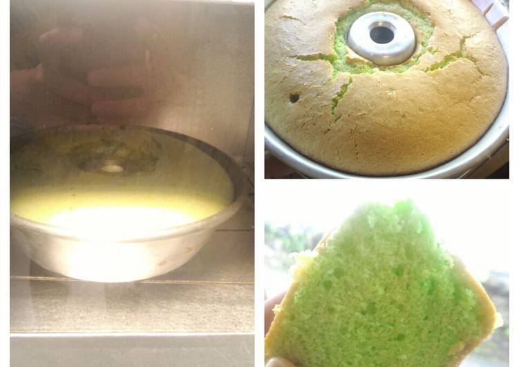 Bolu pandan irit kempus no obat2an / sponge cake