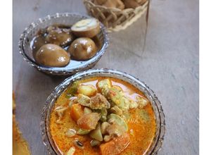 Foto resep (Ketupat) Sayur godog cecek sapi