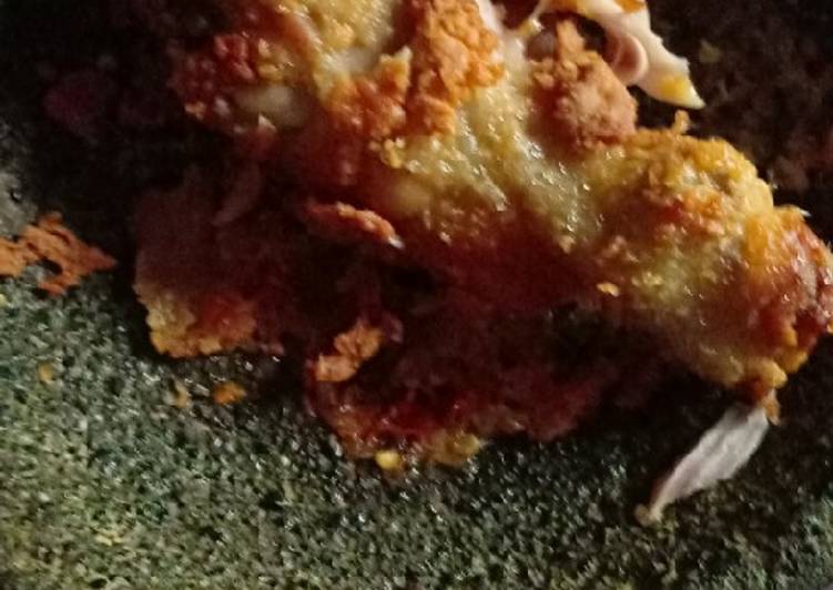 Geprek sambel bawang ala deblong