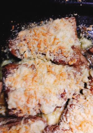 Una foto de Matambrito de cerdo con crumble salado