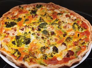 Foto de Quiche de frango e brócolis