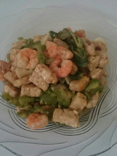 Foto resep Tumis tempe pare udang
