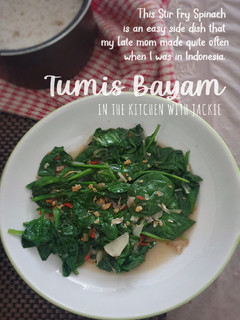 Foto resep Tumis Bayam