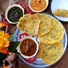A picture of Savoury pancakes.