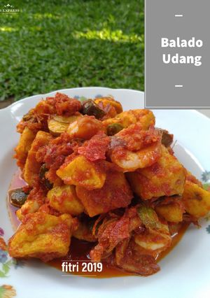 Foto resep Balado Udang Kupas