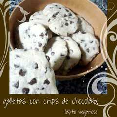 A picture of Galletas con chips de chocolate.