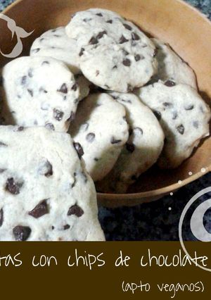 Una foto de Galletas con chips de chocolate